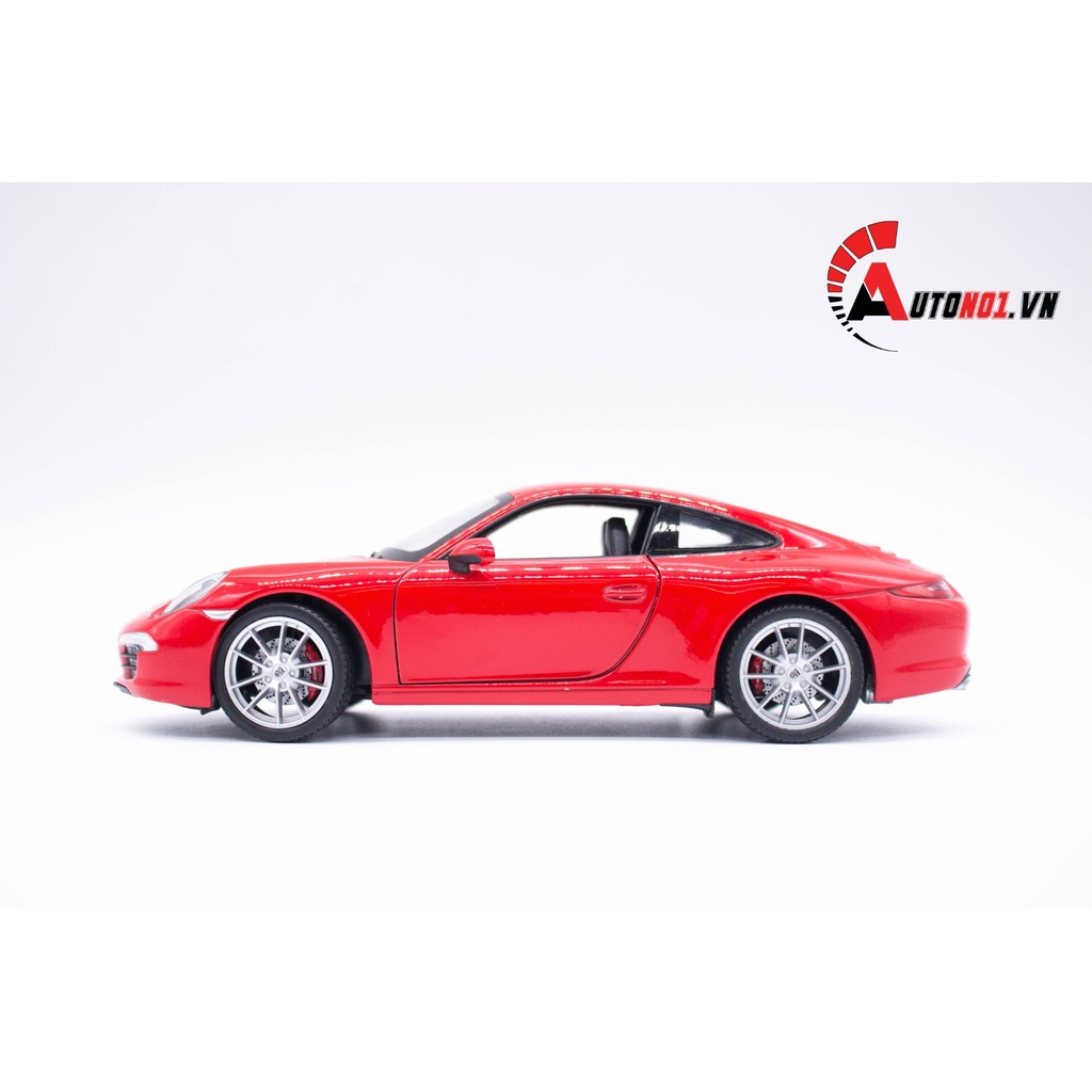 MÔ HÌNH XE PORSCHE 911 CARRERA S RED 1:24 WELLY 5807