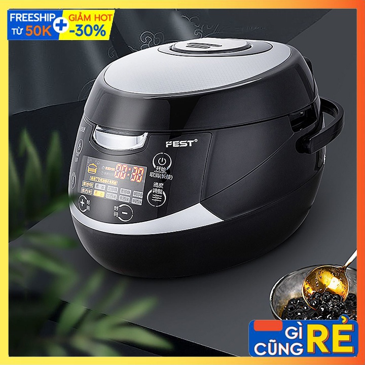 Máy nấu trân châu tự động 100% FEST 5L Pha chế trà sữa