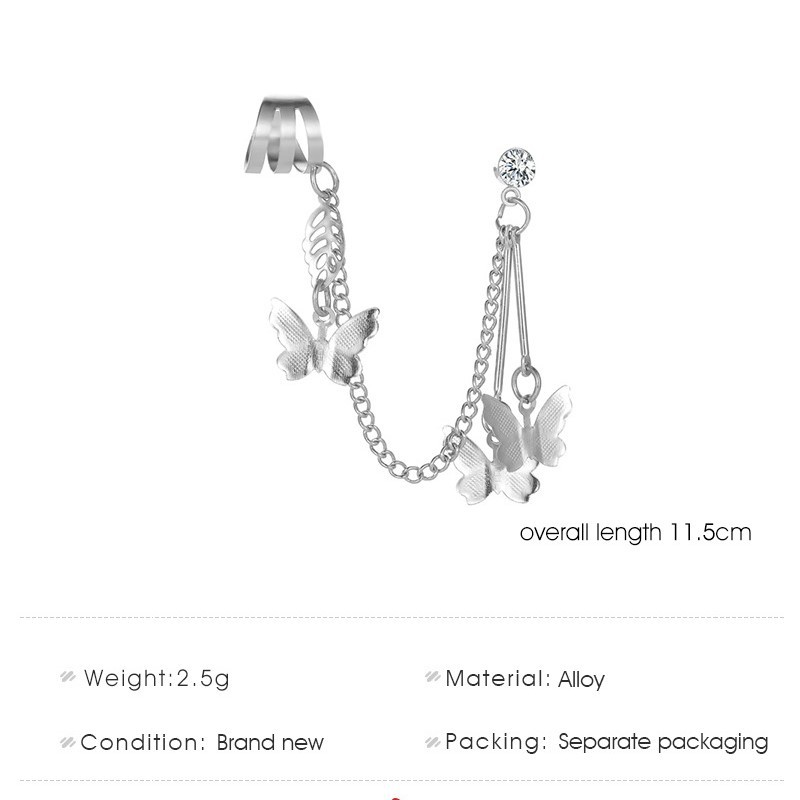 Khuyên kẹp vành tai có đèn LED độc đáo cá tính