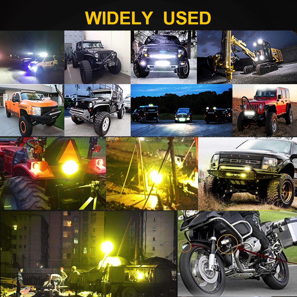 Đèn Led 4X4 4WD 96W Siêu Sáng Cho Xe Hơi