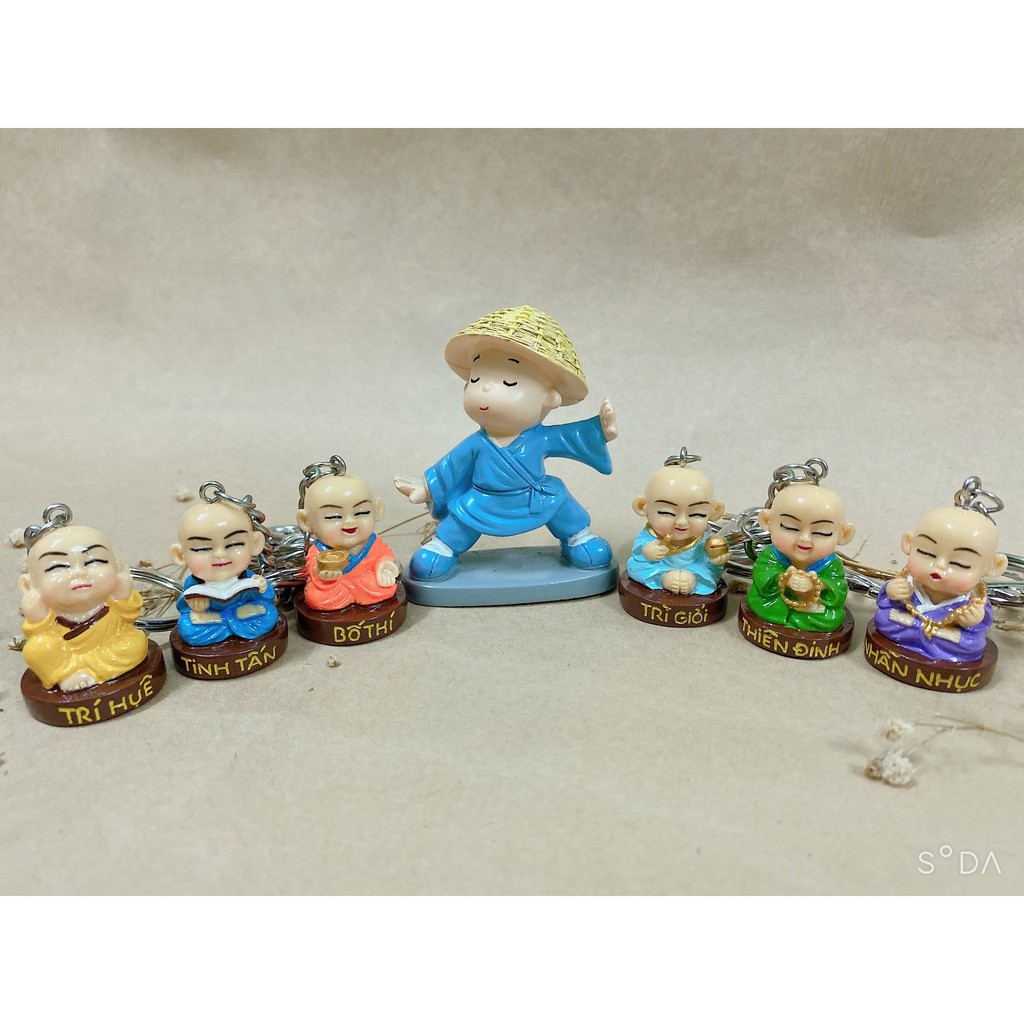 Móc Khóa Chú Tiểu Lục Độ Treo Xe, Điện Thoại