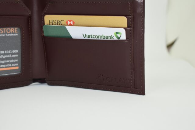 Ví Bóp Nam Da Bò Cao Cấp Galaxy Store SGVN02