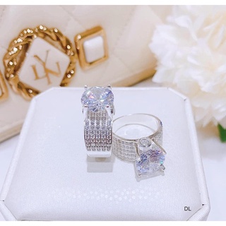 NHẪN NỮ 5 HÀNG ĐÁ SIÊU SANH CHẢNH