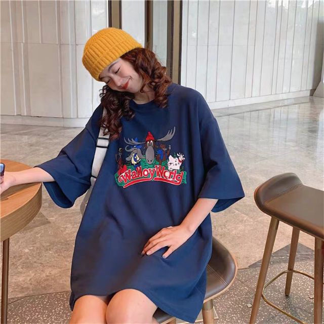 Áo Thun Nam Nữ Kiểu Dáng Hàn Quốc Chất Cotton Siêu Thoáng Mát Trong Mùa Hè | BigBuy360 - bigbuy360.vn