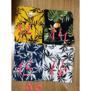 ÁO SƠ MI VOI THỔ CẨM  ,HOA QUẢ