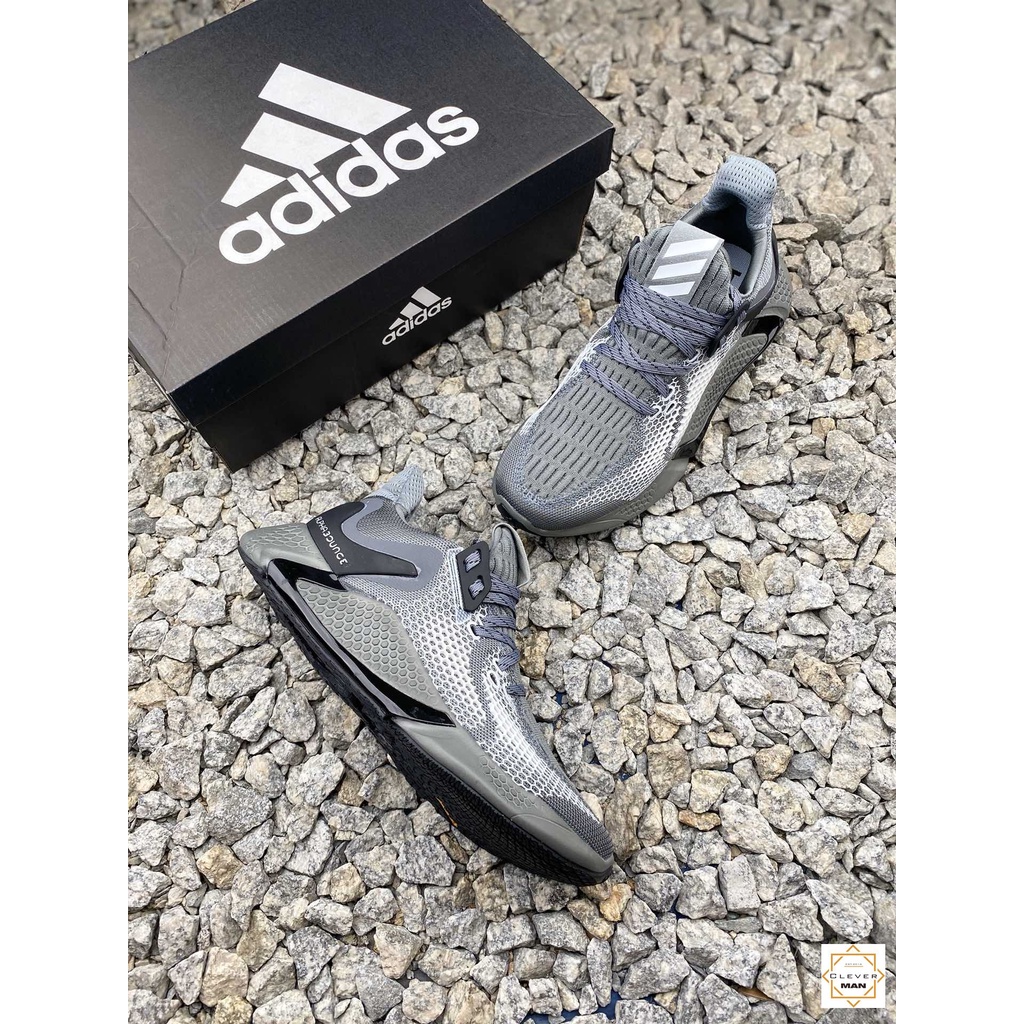 Giày thể thao sneaker nam nữ ALPHABOUNCE instinct M 2020 gray xám