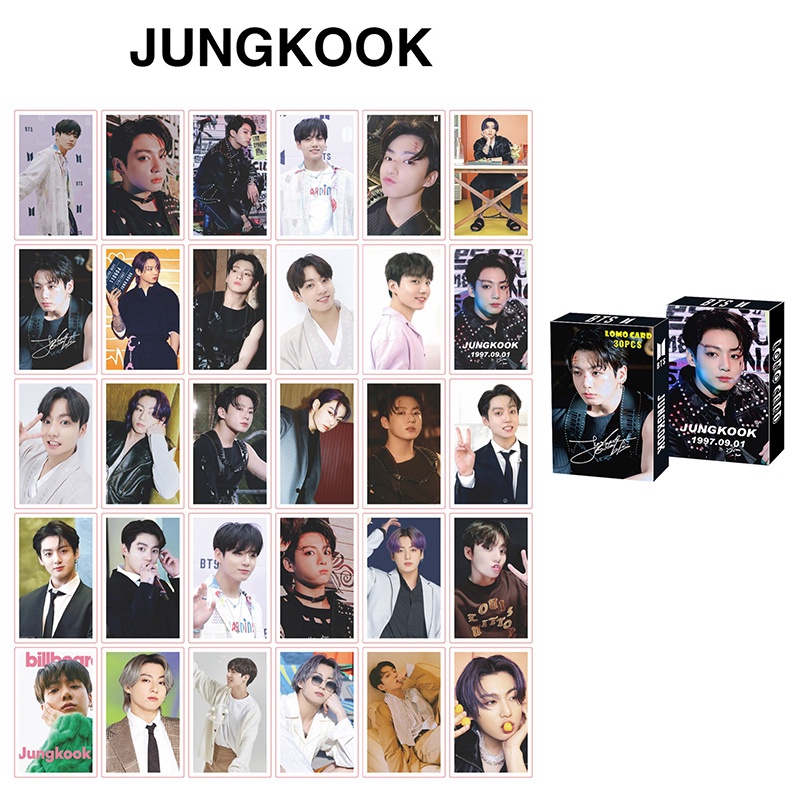 Attract 30Pcs/Set Kpop BTS 2022 Season'S Greetings Lomo Cards Small Card Postcard Photocard