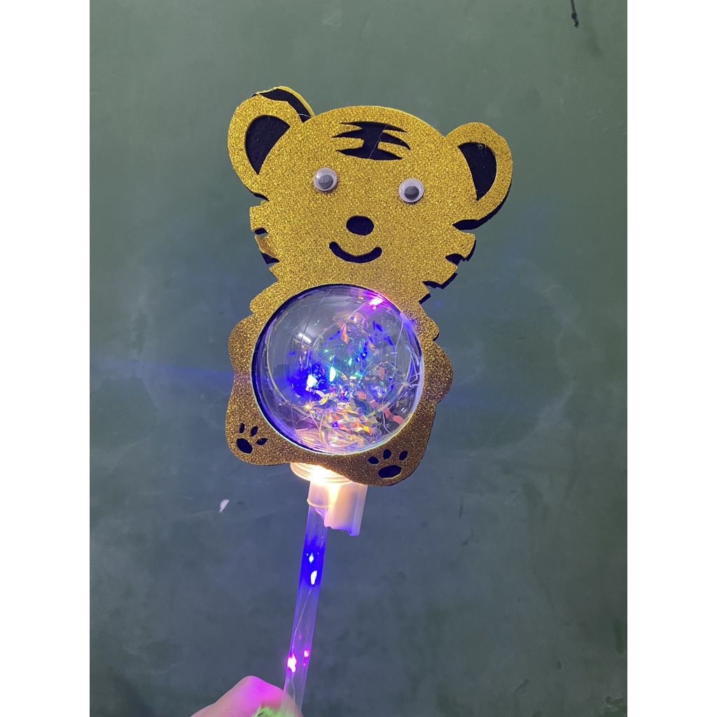 ĐÈN TRUNG THU Đèn Led hình thú Ngỗ nghĩnh 3 chế độ, An toàn cho bé yêu( sẵn pin)