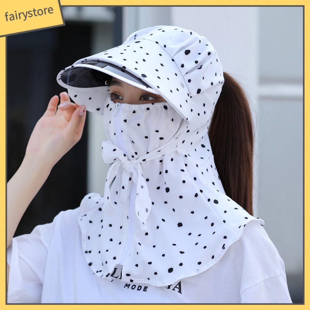 Mũ Cotton Che Cổ Chống Nắng Thời Trang Cho Nữ