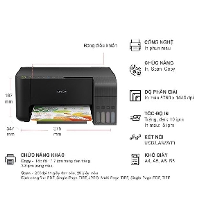 Máy in phun màu Epson L3150 (Print/ Copy/ Scan/Wifi)