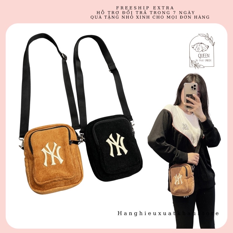 Túi Nhung MLB CORDOROY MINI CROSS BODY BAG B439