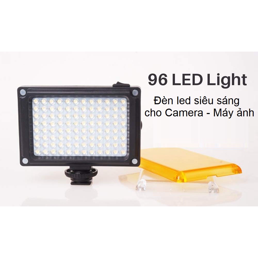 Đèn trợ sáng quay phim Ulanzi 96 LED cho điện thoại, máy ảnh, nhỏ gọn, siêu sáng