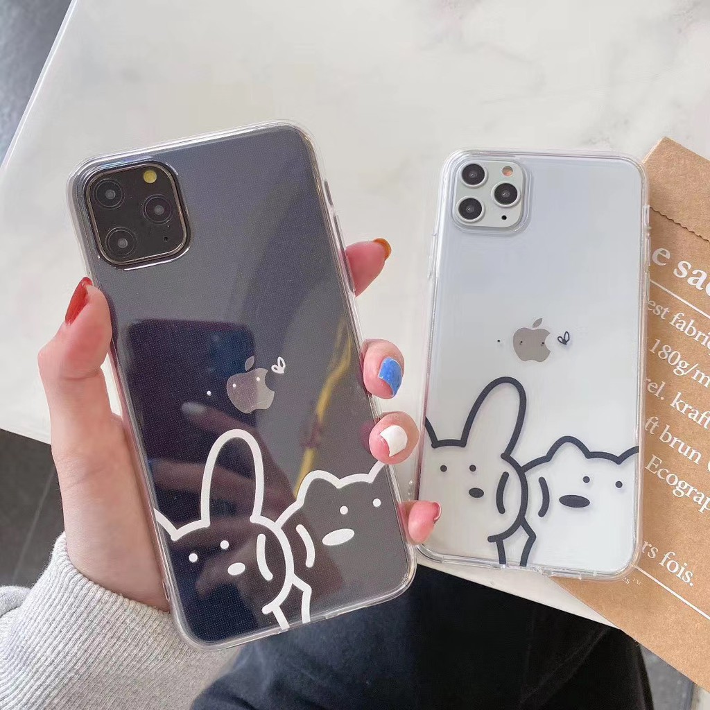 Ốp điện thoại mềm họa tiết đường nét đơn giản cho iPhone 7 8 SE2020 plus X XS XR XSmax 11 Pro Promax | BigBuy360 - bigbuy360.vn