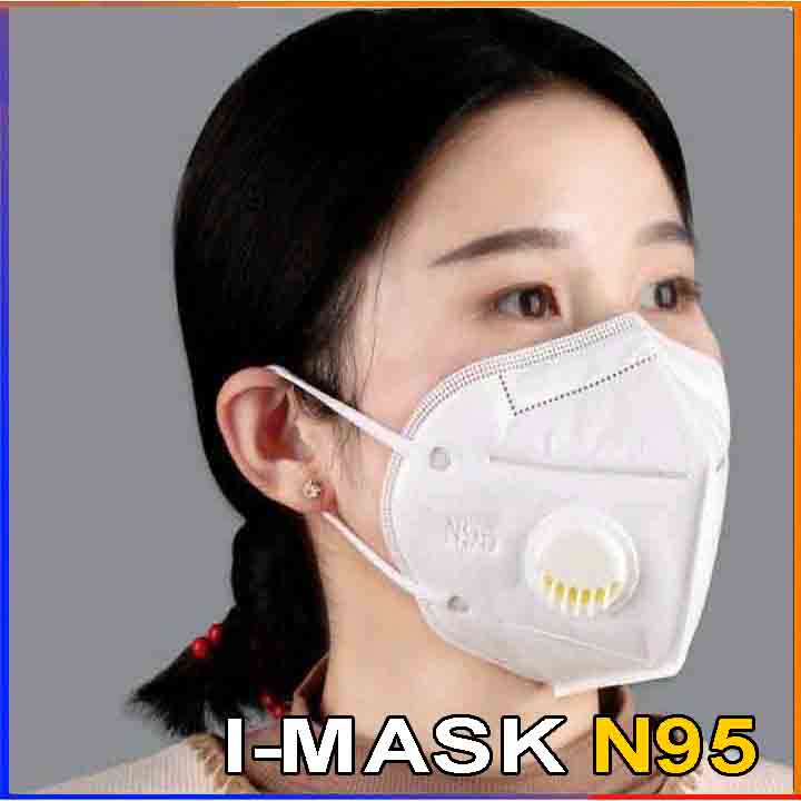 Khẩu trang I-MASK N95 có van thở Nano lọc bụi mịn PM2.5