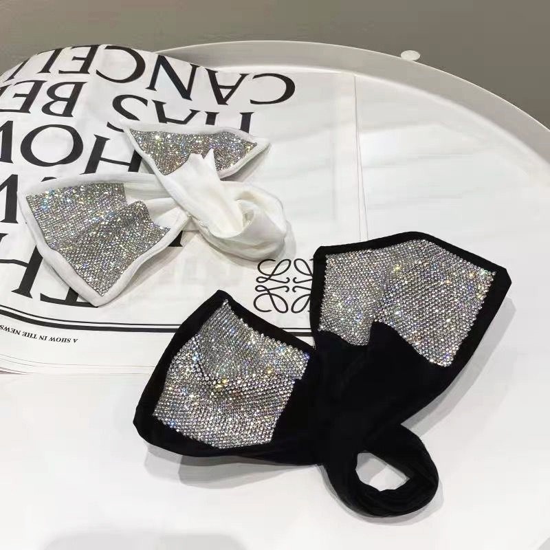 Kẹp Tóc Nơ Đính Đá Tạo Kiểu Tóc Thời Trang