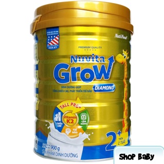Sữa bột Nuvita Grow Diamond 2+ lon 900g