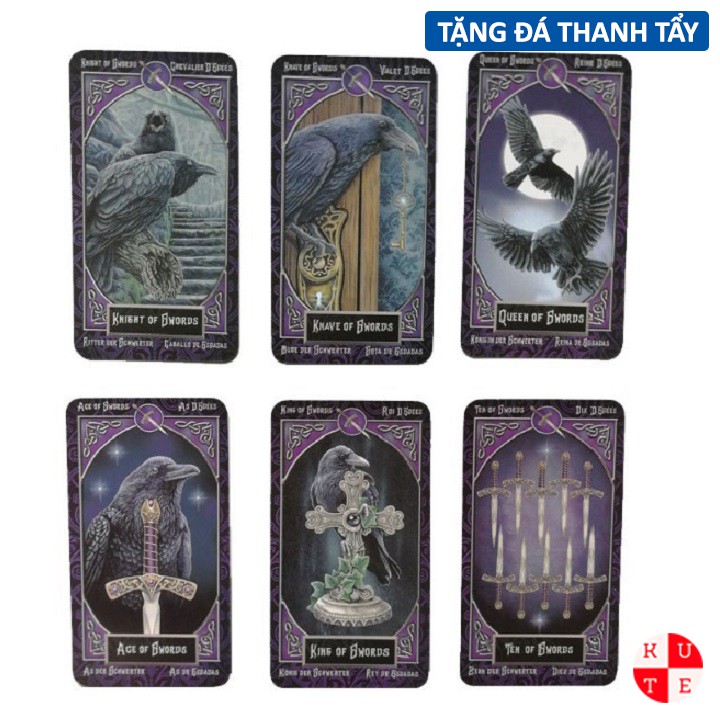 Bài Tarot Familiars 78 Lá Bài Tặng File Tiếng Anh Và Đá Thanh Tẩy C151