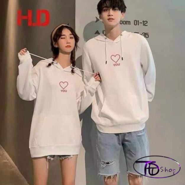Hoodie ⚜️ Áo cặp ⚜️ Đồ Đôi Hoodie tình yêu khủng long 2020 nỉ bông cao cấp | BigBuy360 - bigbuy360.vn