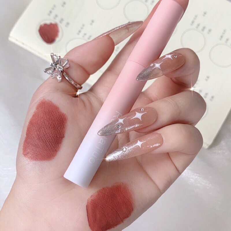 Sét son kem Ruhuatuo heo hồng 5 cây xinh xắn