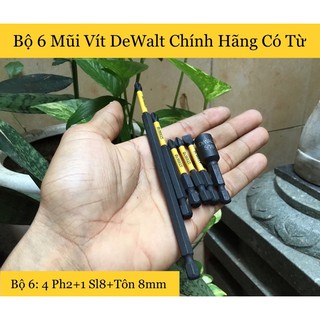 Bộ 6 Mũi Vít DeWalt Chính Hãng Có Từ