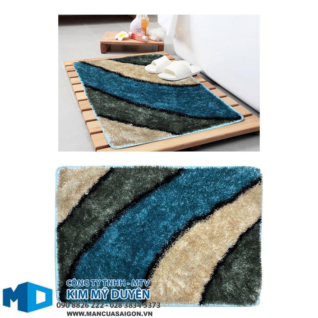 Thảm lông xù kích thước 60cm x 90cm