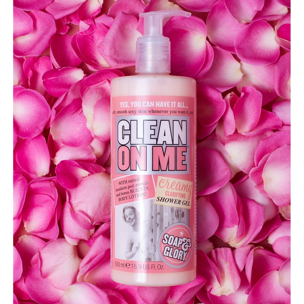 Sữa tắm Soap and Glory Clean on me 500ml (Sản xuất tại Anh) | BigBuy360 - bigbuy360.vn
