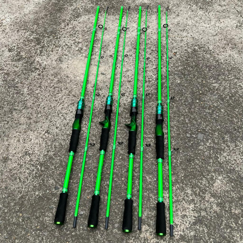 Cần Câu Lure Daiwa Sói Xanh, Cần Câu Cá Carbon Máy Đứng Và Máy Ngang