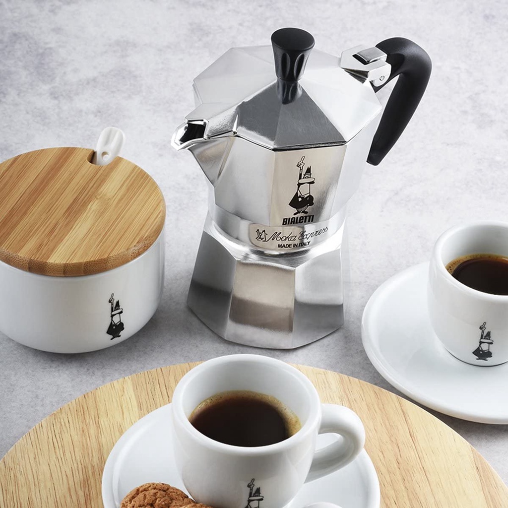 Ấm pha cà phê Bialetti Moka Express 6 tách - hàng chính hãng