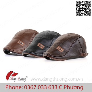 [HÀNG CÓ SẴN] [SHIP HỎA TỐC] Mũ nón nồi nam Da Pu cao cấp