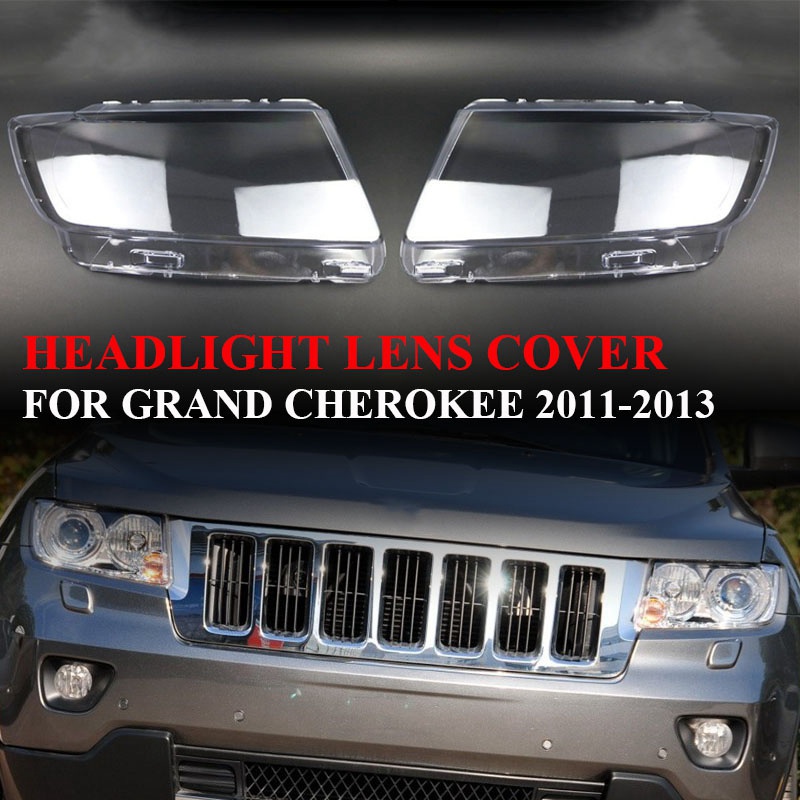 Đèn pha ô tô Nắp đậy ống kính Đèn pha trong suốt Vỏ cho xe Jeep Grand Cherokee 2011-2013