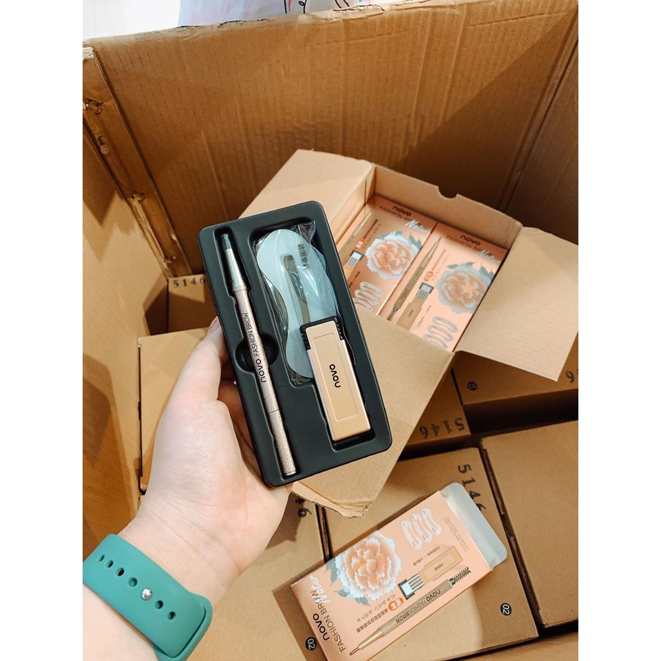 CHÌ KẺ MÀY 2 ĐẦU KÈM HỘP CÓ 3 NGÒI CHO BẠN NỮ CÓ ẢNH THẬT | BigBuy360 - bigbuy360.vn