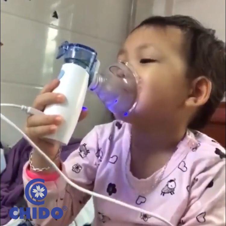 Máy xông khí dung cho bé CHIDO YS31 máy khí dung cầm tay, công nghệ Nhật Bản, có 3 loại mặt nạ, sử dụng Pin và Sạc usb