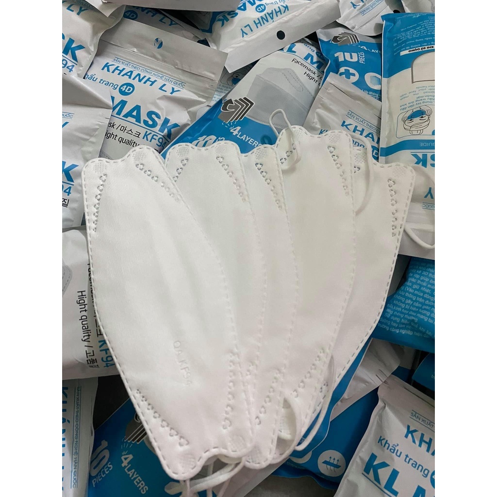 Set 10 Chiếc Khẩu trang 4 Lớp KF94 Chống Bụi Mịn Và Kháng Khuẩn Hàng Cao Cấp Hàn Quốc | BigBuy360 - bigbuy360.vn