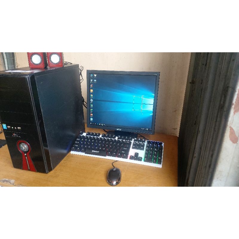 [Mã 1911ELSALE hoàn 7% đơn 300K] Full bộ máy tính văn phòng màn hình 17 inch đầy đủ phụ kiện tặng kèm loa vi tính | BigBuy360 - bigbuy360.vn