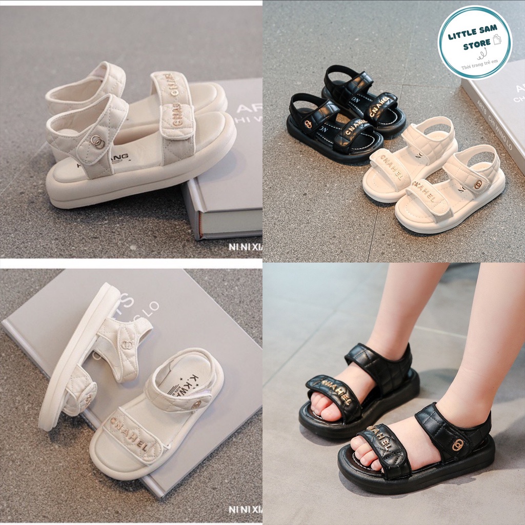 Dép quai hậu bé gái hàng Quảng Châu cao cấp chính hãng, sandal cho bé gái siêu đáng yêu size 28-32