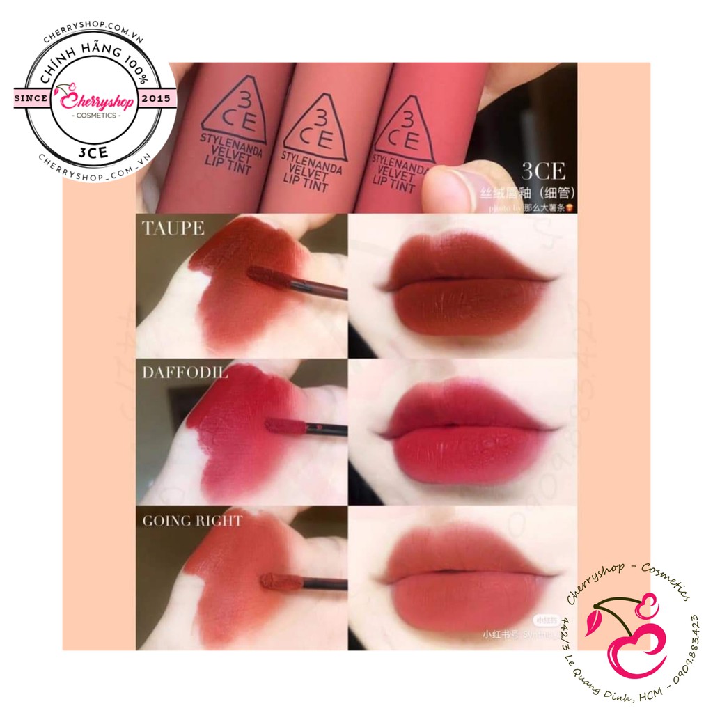 💄Son kem 3CE Velvet Lip Tint | BigBuy360 - bigbuy360.vn