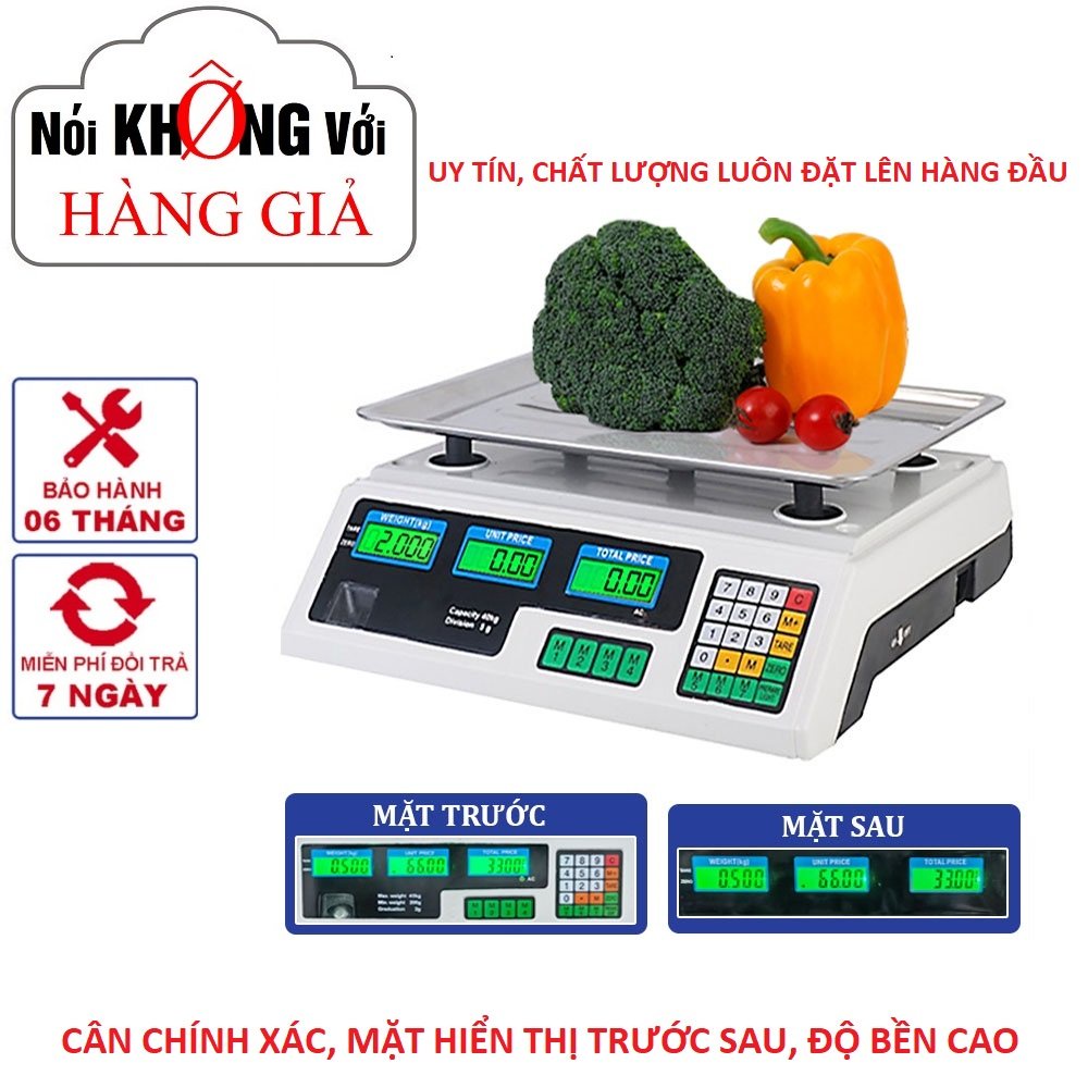 CÂN TÍNH TIỀN 40KG ĐIỆN TỬ CAO CẤP HÀN QUỐC