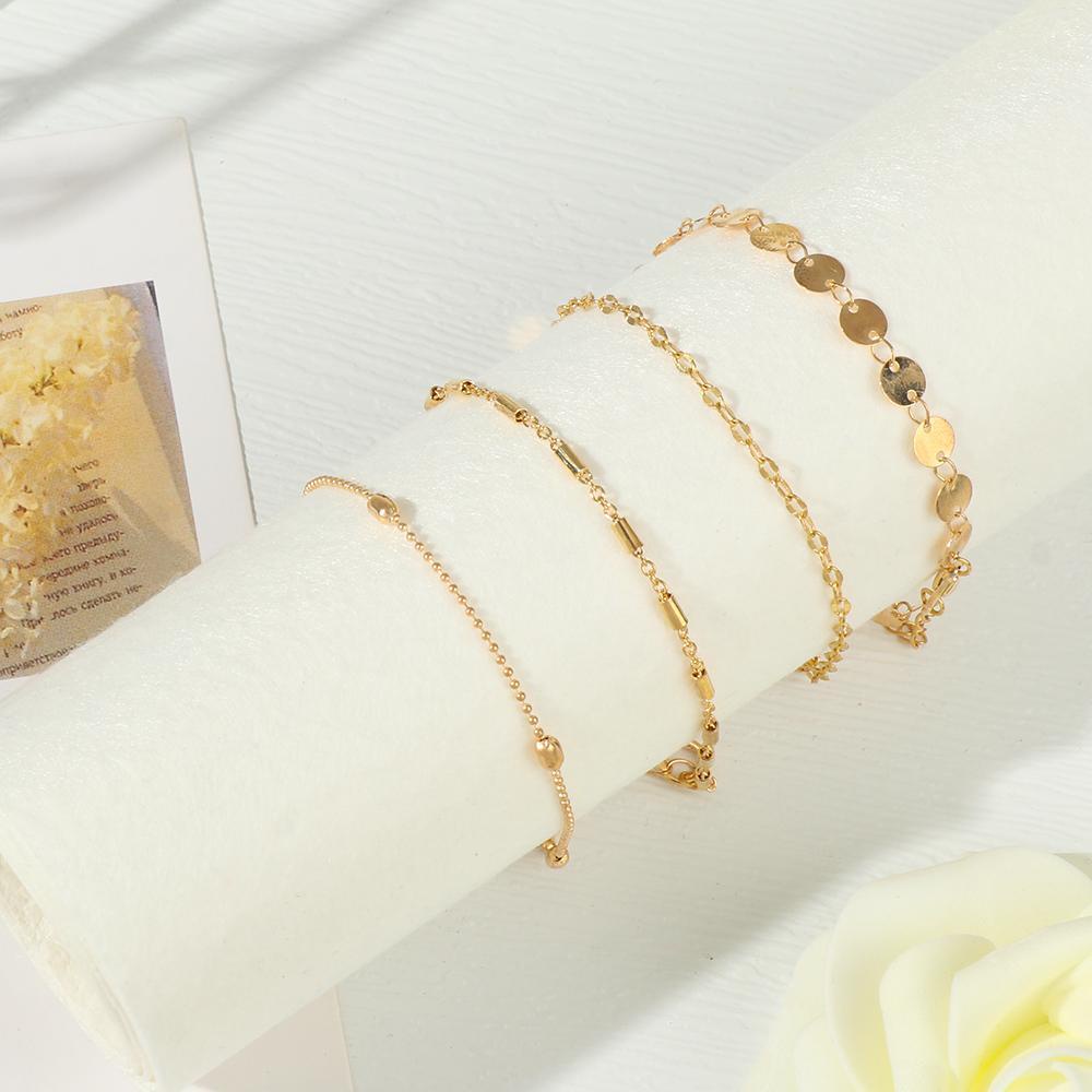 PINEVN Set 4 Vòng Tay Nhiều Lớp Thời Trang