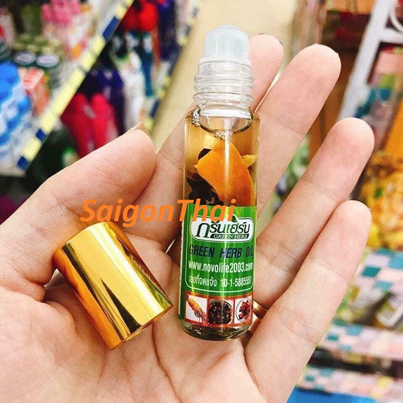 Chai dầu lăn Thảo Dược Thái Lan 8ml