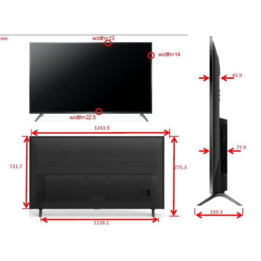 Smart tivi TCL 4k 55 inch 55P618 andoid 9.0 loa 20W  có Bluetooth