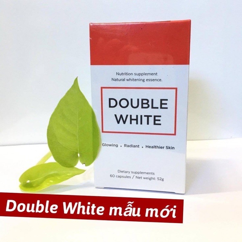 [MẪU MỚI] Viên trắng da DOUBLE WHITE của Mỹ