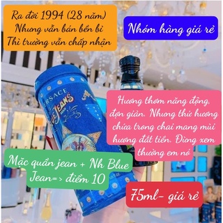 Nước hoa nam Versace Blue Jeans EDT 75ml