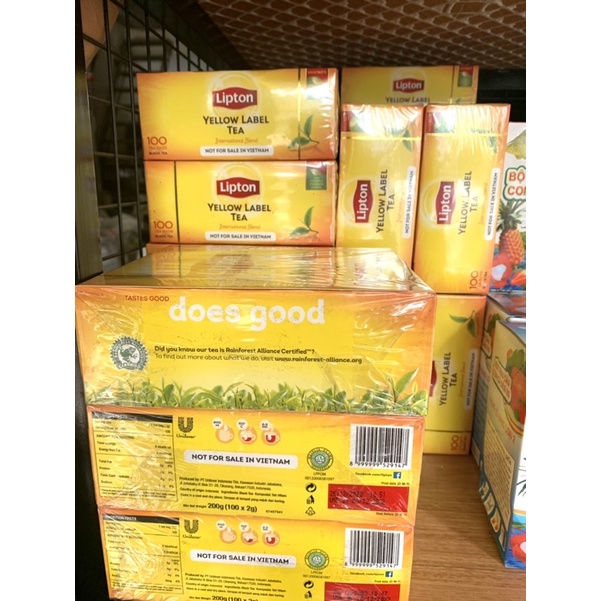 Trà Lipton Nhãn Vàng-200g (100 gói) | BigBuy360 - bigbuy360.vn