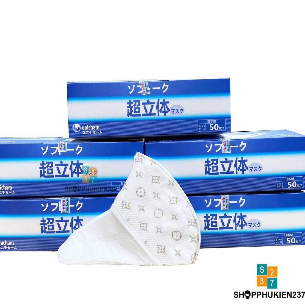 Khẩu trang 3d tulips hàng công ty chính hãng có dập logo sử dụng công nghệ nhật | BigBuy360 - bigbuy360.vn