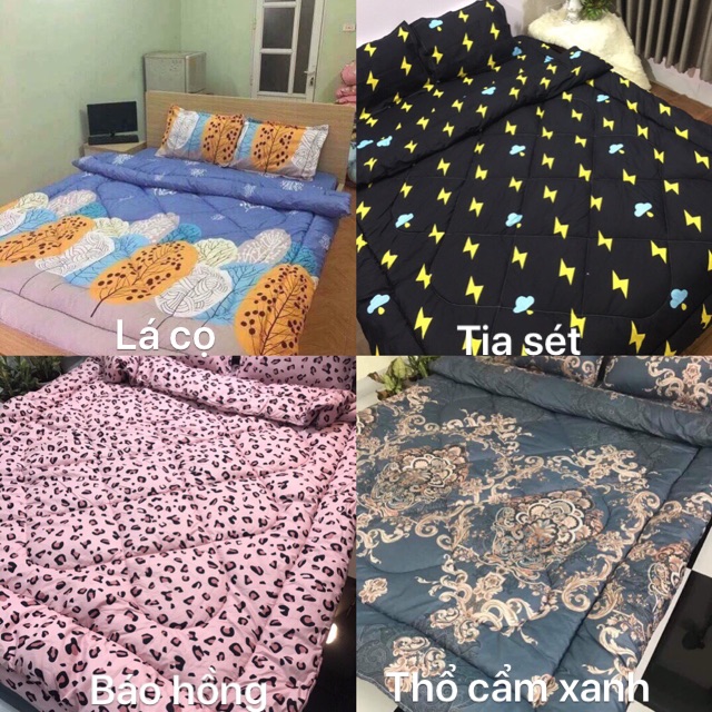 Vỏ Chăn Mỏng 2 lớp Cotton Poly,vỏ chăn lồng được ruột có khóa kéo,sẵn hàng tại hcm