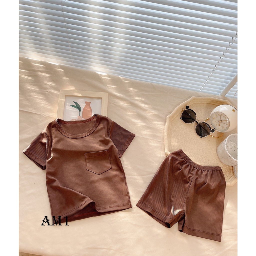 Đồ bộ bé sơ sinh tới 18kg - bộ quần áo trẻ em cộc tay AM950