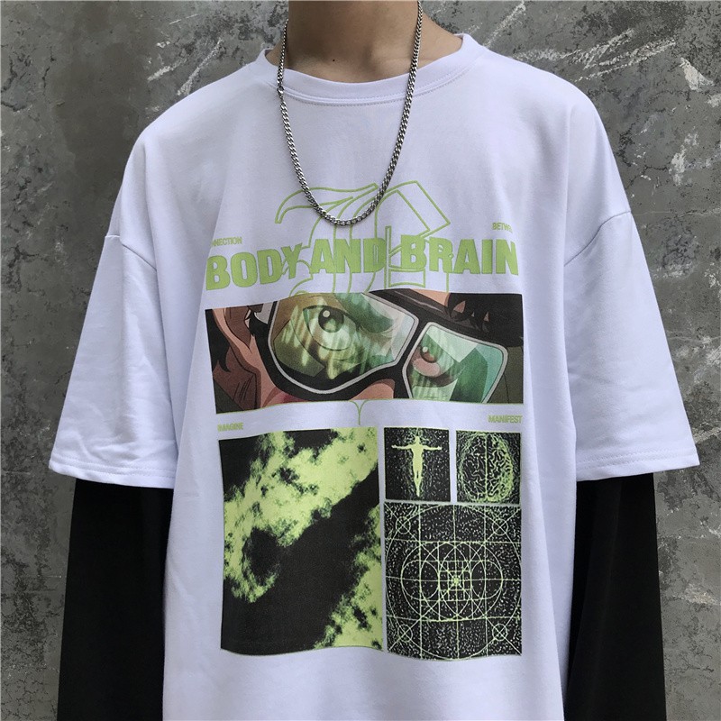 Áo thun nam nữ form rộng (không kèm tay dài) Yinxx, áo phông tay lỡ ATL53