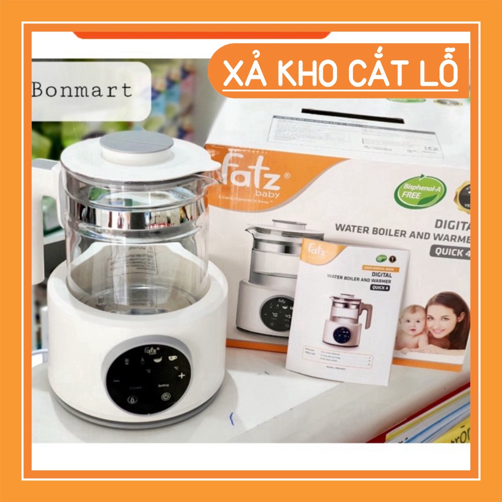 Máy đun và hâm nước pha sữa điện tử FatzBaby Quick 4 - FB3514CY / FB3514 - 1200ml FLASH SALE