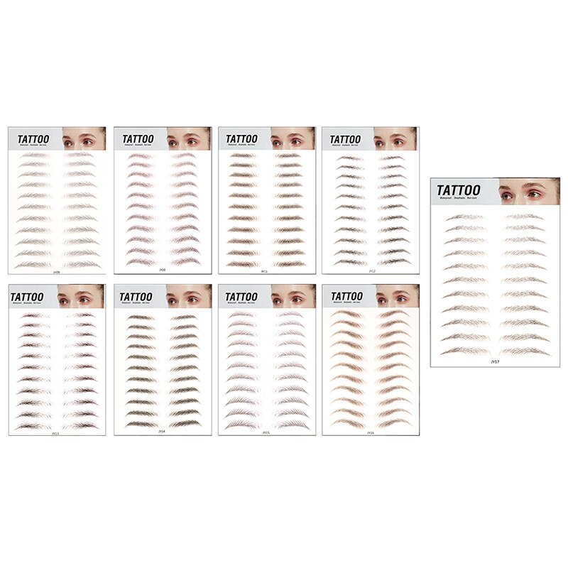 (Hàng Mới Về) Miếng Dán Lông Mày 6d Chống Thấm Nước Tự Nhiên Tslm1 | BigBuy360 - bigbuy360.vn