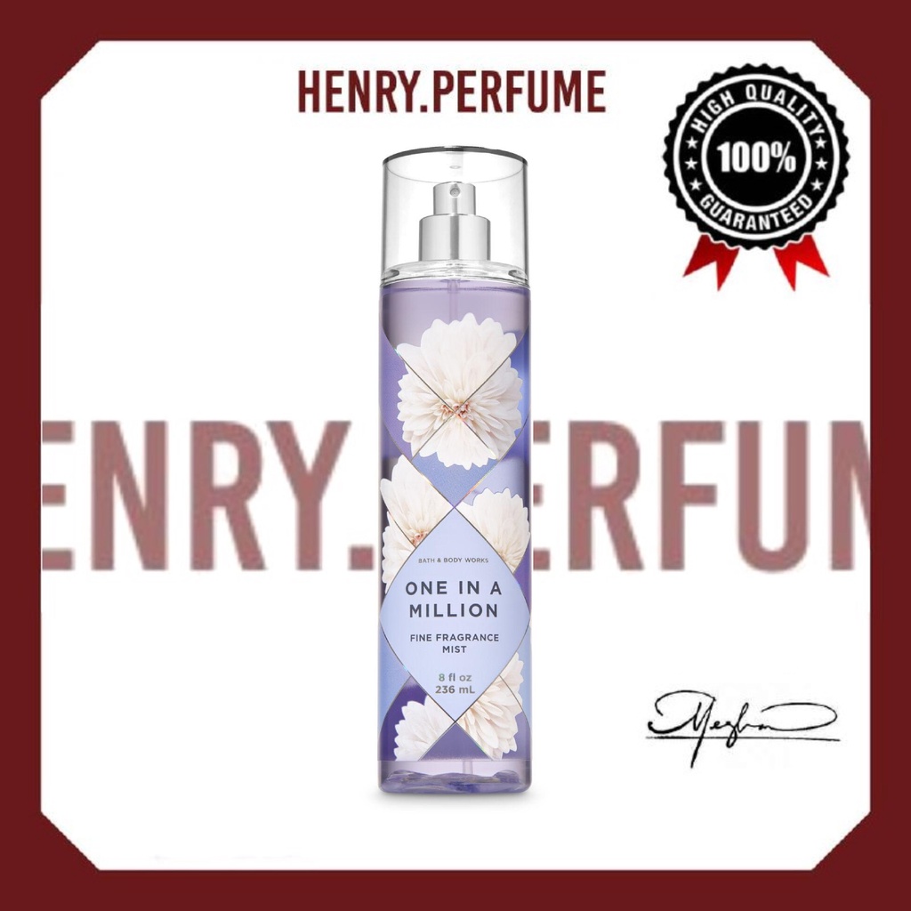 ⛅ Xịt thơm One in A Million của Bath & Body Works 30ml/50ml/100ml 236ml ®️